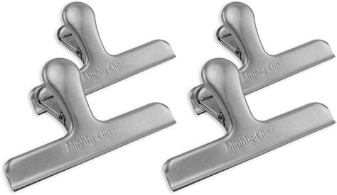 153 Mc4 Mightyclip Mega 6 Jumbo Stainless Steel Bag Clips