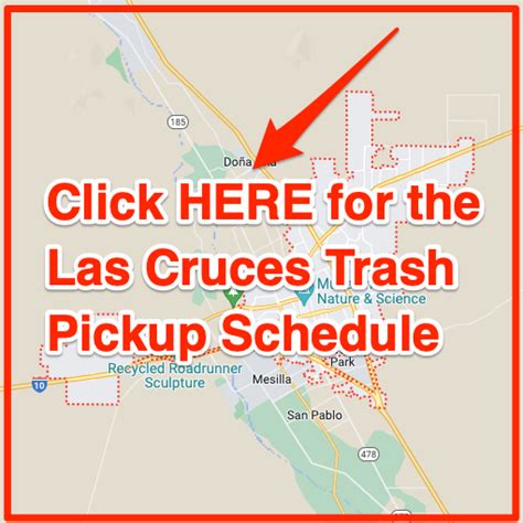 Las Cruces Trash Schedule 2024 Bulk Pickup Holidays Maps