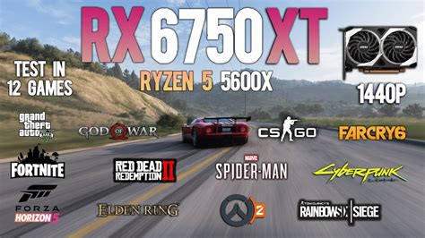 RX 6750XT Test In 12 Games In Late 2022 Ft Ryzen 5 5600X YouTube