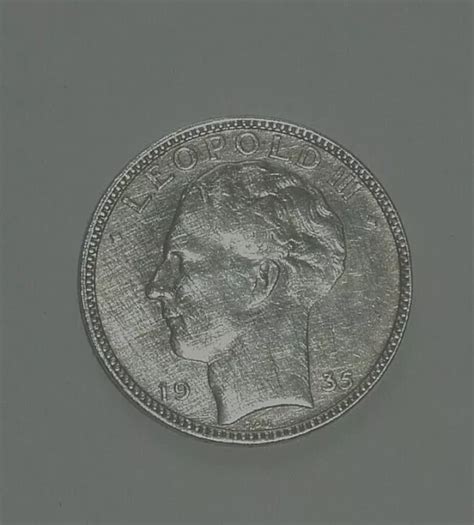 Belle Pi Ce De Francs Argent L Opold Iii Royaume Belgique