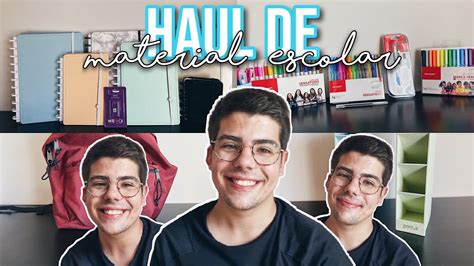 Haul De Material Escolar Youtube