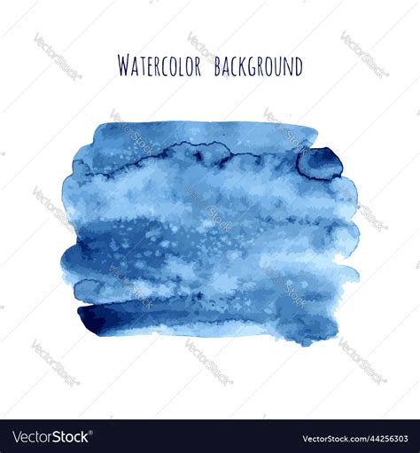 Marina Navy Blue Indigo Watercolor Texture Vector Image