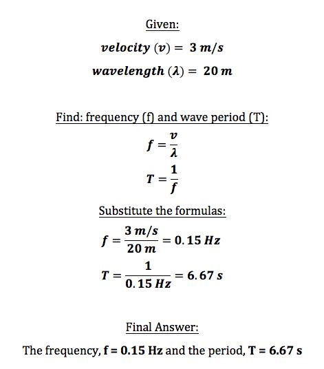 Wave Period Definition And Formula Video And Lesson Transcript