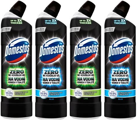 Domestos Zero Blue Lime Żel Do Wc Zestaw 4X 750Ml Opinie i atrakcyjne