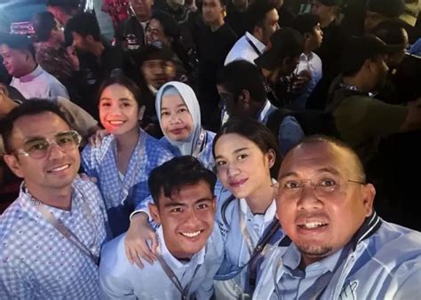 Pratama Arhan Dan Azizah Salsha Turut Hadir Di Debat Capres Terakhir