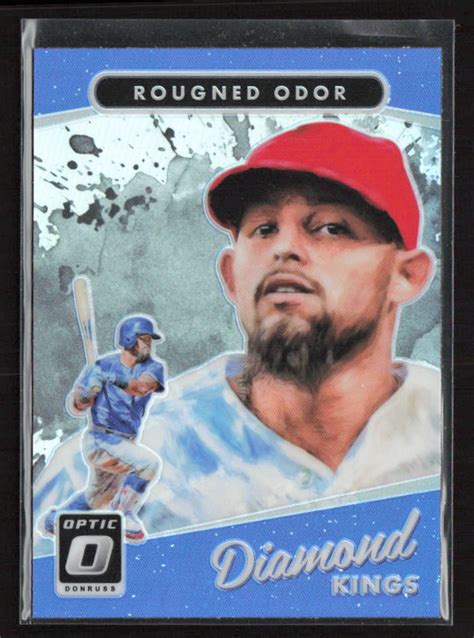 2017 Donruss Optic 28 Rougned Odor Holo Ex Near Mint Ebay