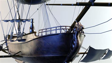 Flying Ship 3d Model 59 Unknown Lxo Obj Fbx Max Free3d