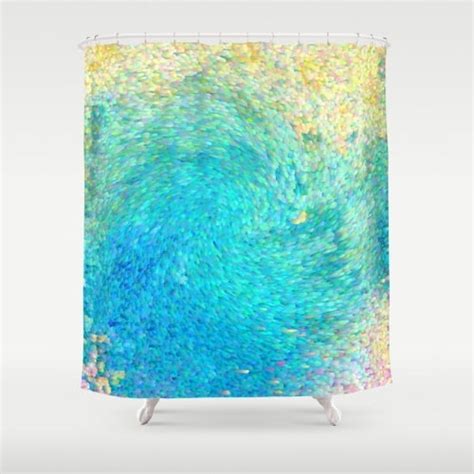 Artistic Shower Curtain Coral Reef Shower Curtain Ocean Etsy