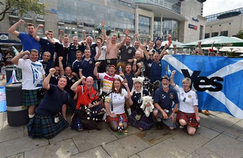 In Pictures Tartan Army Show The World Champions How To Prepare For A