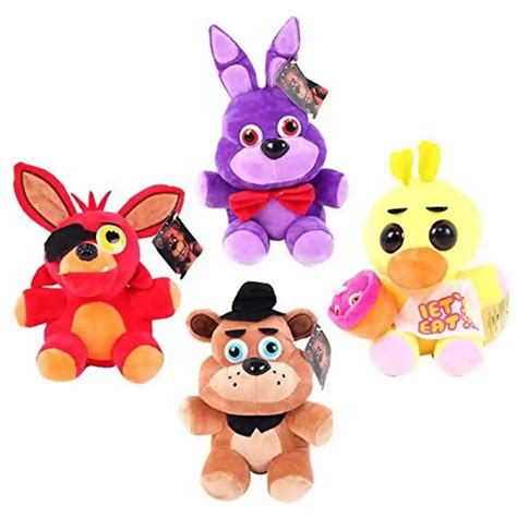 Five Nights Freddys Set 4 Peluches Colombia