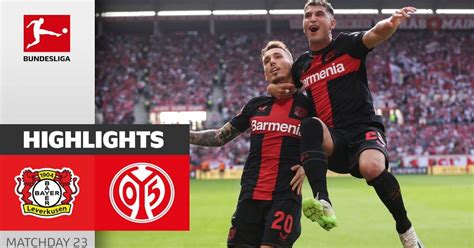 Resultados Bayer Leverkusen Mainz Jornada De Bundesliga