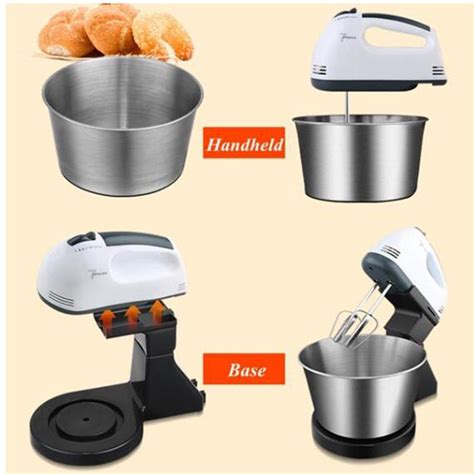 7 Speed Electric Beater Dough Cakes Bread Egg Stand Mixer Bowl Food