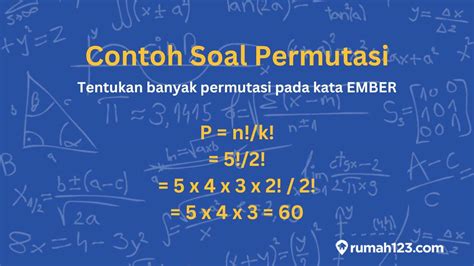 10 Contoh Soal Permutasi Disertai Jawaban And Bahasannya