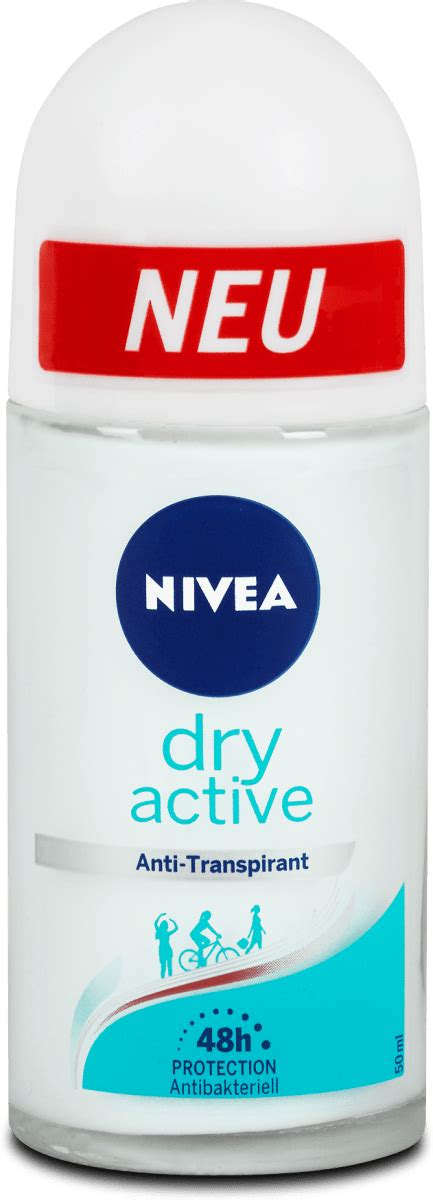 Nivea Anti Transpirant Roll On Dry Active Ml Dm Dauerpreis