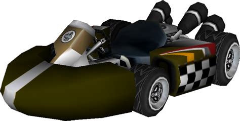 File:Standard Kart S (Dry Bones) Model.png - Super Mario Wiki, the ...