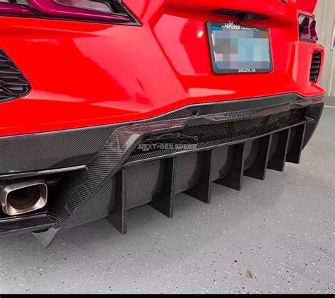 C8 Corvette Next Gen Carbon Fiber Rear Diffuser 2020 Corvette C8