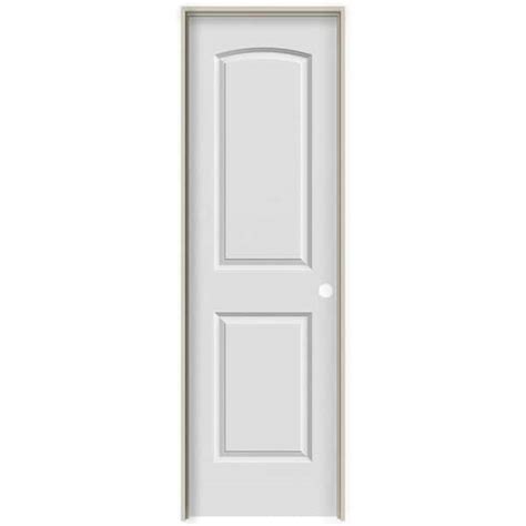 Mmi Door 16 In X 80 In Smooth Caiman Left Hand Solid Core Primed Molded Composite Single