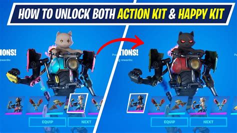 How To Unlock Happy Kit And Action Kit Skin Styles In Fortnite Youtube