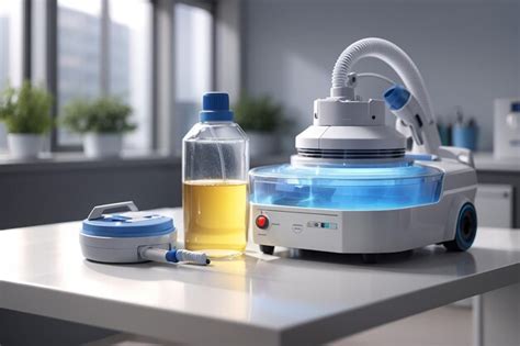 Premium AI Image | Disinfection equipment on table