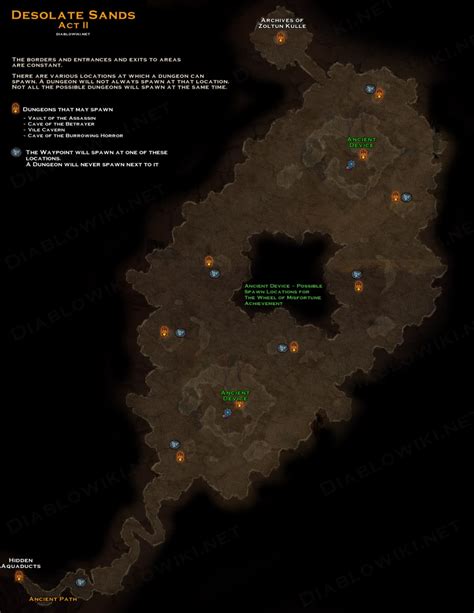 Desolate Sands Map Diablo Wiki