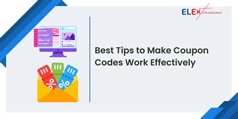 tips   coupon codes work effectively elextensions
