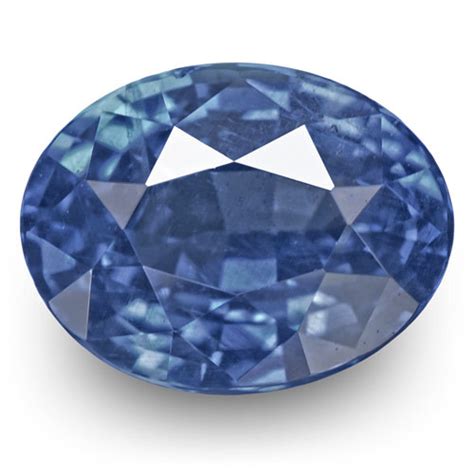 IGI Certified Burma Blue Sapphire 1 29 Carats Velvety Blue Oval