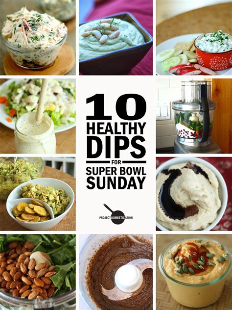 10 Healthy Dip Recipes for Super Bowl Sunday | Recipes, Healthy dip ...