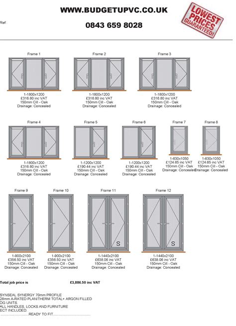 Supply Only Double Glazed Upvc Window Door Conservatories Quotes