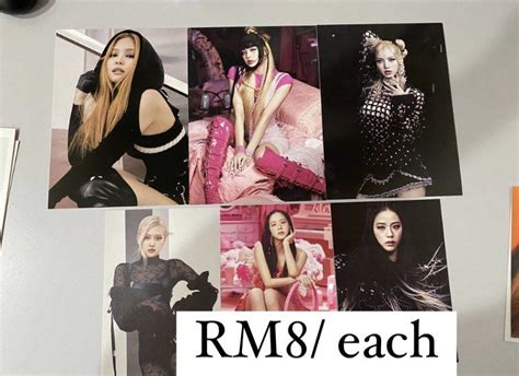 Blackpink Born Pink Postcards Hobbies Toys Collectibles