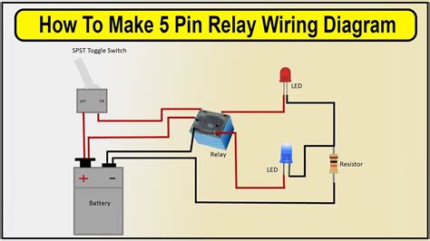 How To Make 5 Pin Relay Wiring Diagram