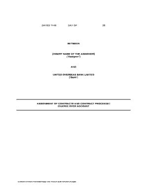 Assignment Of Proceeds Agreement Template Doc Template Pdffiller