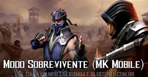 Galáxia Mortal Kombat Postagem nova no blog Modo Sobrevivente MK