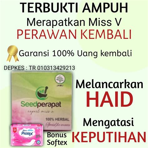 Jual SEED PERAPAT Obat Keputihan Bau Gatal Abnormal Pembersih Kesehatan