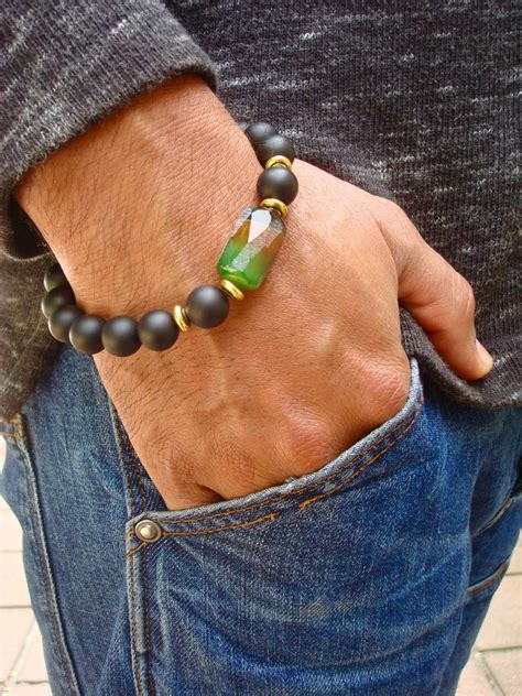 Men S Spiritual Protection Love Good Fortune Bracelet Etsy