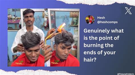 Fiery Trend Barber Uses Fire To Cut Hair Video Shocks Netizens