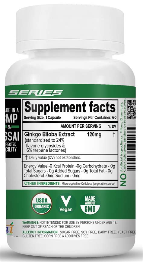 Buy Ginkgo Biloba 120mg Capsules Supplement Online In India Nutrija™ Supplement Store