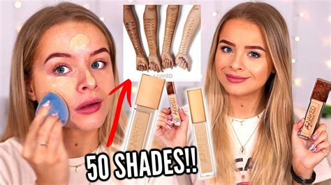 NEW URBAN DECAY STAY NAKED FOUNDATION CONCEALERS 8 HOUR WEAR TEST