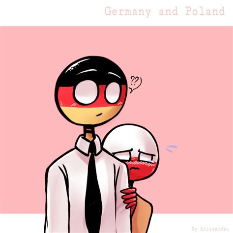 Countryhumans Germany X Poland By Ariyamidai On Deviantart Милые рисунки Нарисовать лица