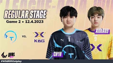 Tt Vs Kbg Game Regular Stage Wrl Asia Thundertalk