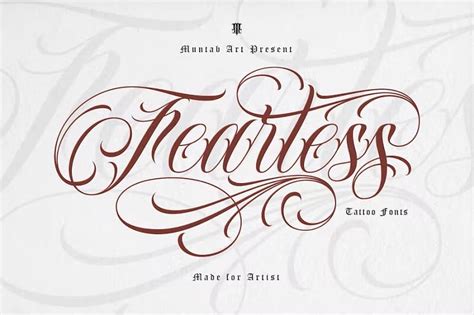 15 Best Tattoo Calligraphy Fonts