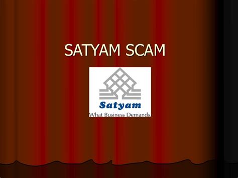 Ppt Satyam Scam Powerpoint Presentation Free Download Id5141358