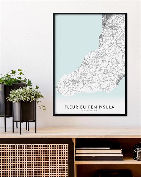 Fleurieu Peninsula Map Print - Chelsea Chelsea