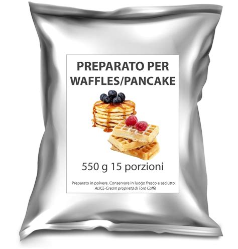 Preparato Per Pancake E Waffles In Polvere G Al Ice Cream Toro Caff