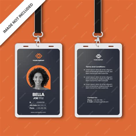 Premium Vector Modern Id Cards Vector Template