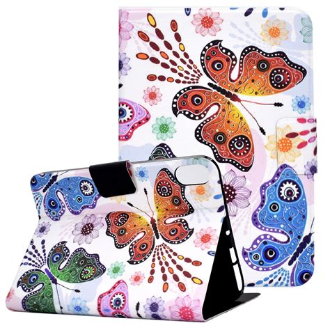 Allytech Case For A2567a2568a2569 Ipad Mini 6 Cover Colorful Premium Pu Leather Slim Stand