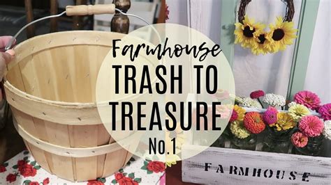 Trash To Treasure No Diy Farmhouse Decorand Picking Flowers From My