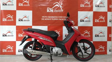 Honda Biz Vermelha Km Motos Sua Loja De Motos Semi Novas