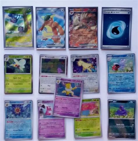 Lot De Cartes Pok Mon Avec Ultra Holo Reverse Neuves Eur