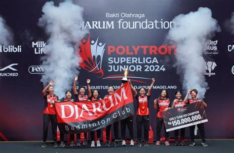 Daftar Juara Superliga Junior 2024 PB Djarum Sapu Bersih Empat Piala