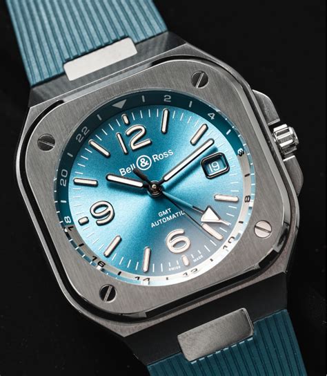 Replica Bell Ross BR 05 GMT Himmelblaue Uhr Replica Uhren Kaufen